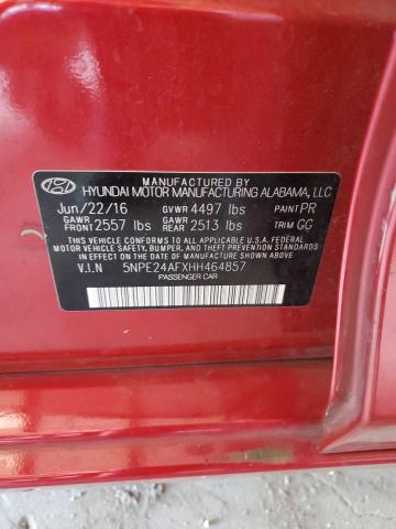 Photo 11 VIN: 5NPE24AFXHH464857 - HYUNDAI SONATA 