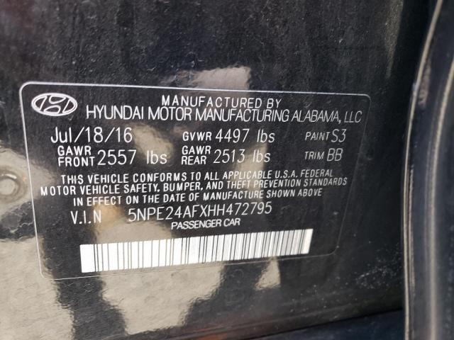 Photo 11 VIN: 5NPE24AFXHH472795 - HYUNDAI SONATA SE 