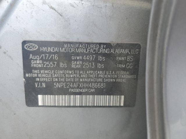 Photo 11 VIN: 5NPE24AFXHH486681 - HYUNDAI SONATA SE 