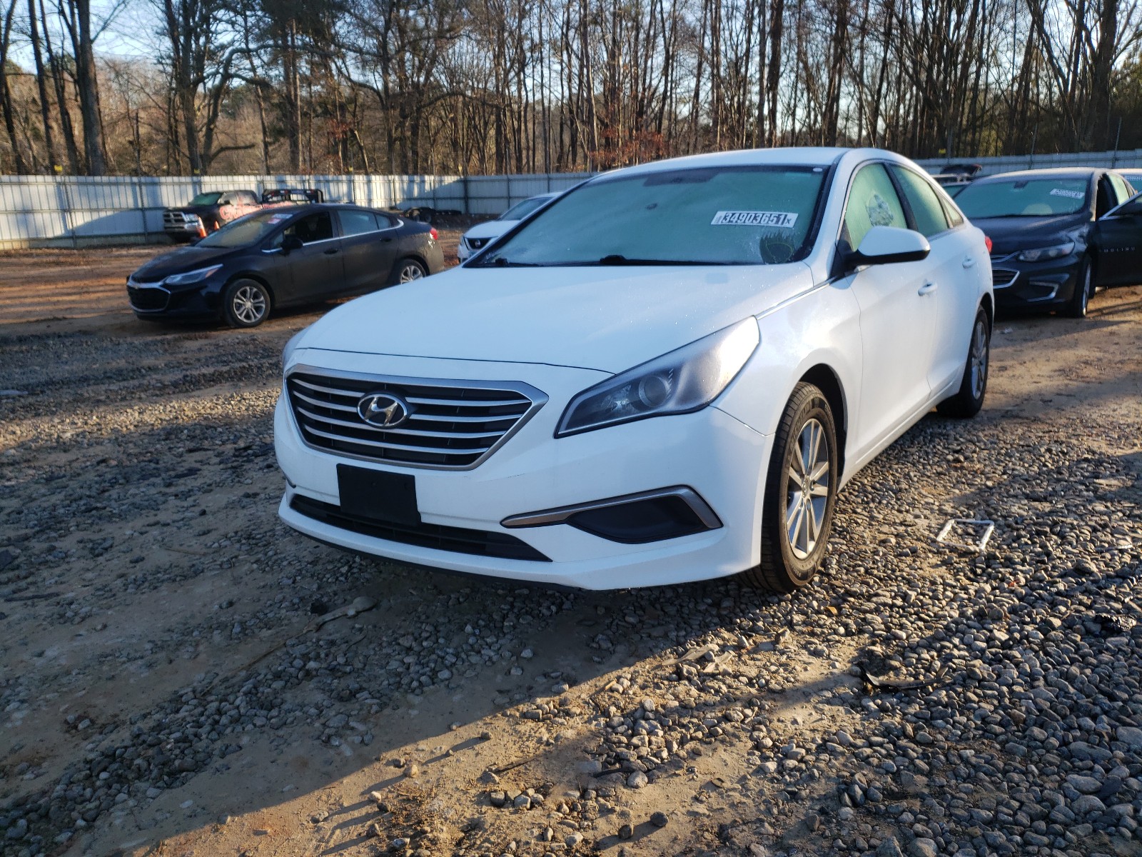 Photo 1 VIN: 5NPE24AFXHH492710 - HYUNDAI SONATA SE 