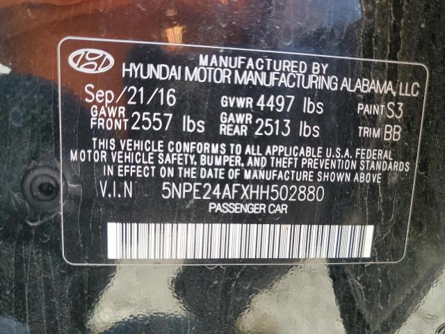 Photo 11 VIN: 5NPE24AFXHH502880 - HYUNDAI SONATA SE 