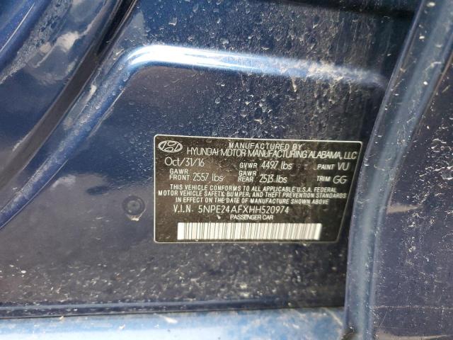 Photo 11 VIN: 5NPE24AFXHH520974 - HYUNDAI SONATA SE 