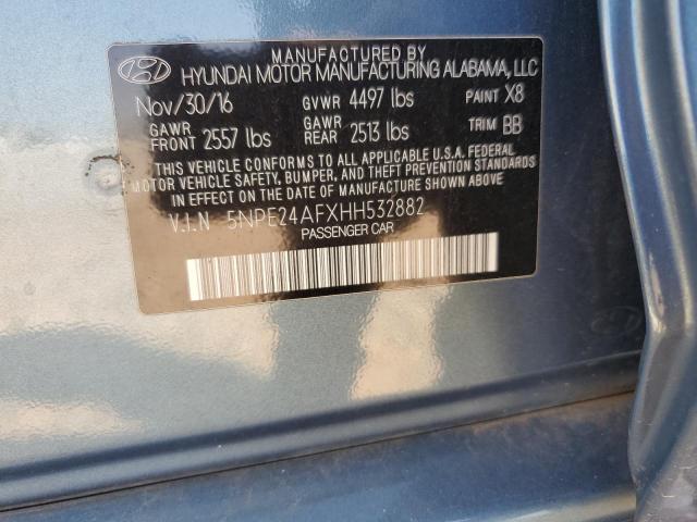 Photo 11 VIN: 5NPE24AFXHH532882 - HYUNDAI SONATA SE 