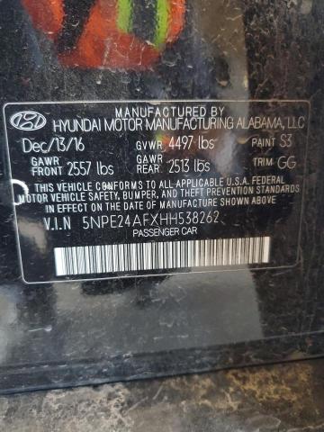 Photo 11 VIN: 5NPE24AFXHH538262 - HYUNDAI SONATA 