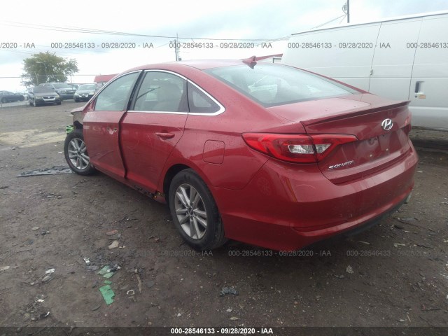 Photo 2 VIN: 5NPE24AFXHH548662 - HYUNDAI SONATA 