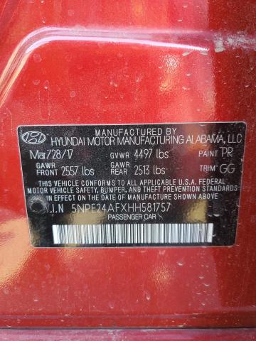 Photo 11 VIN: 5NPE24AFXHH581757 - HYUNDAI SONATA SE 