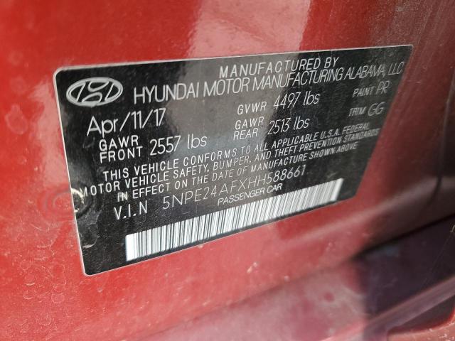 Photo 11 VIN: 5NPE24AFXHH588661 - HYUNDAI SONATA SE 