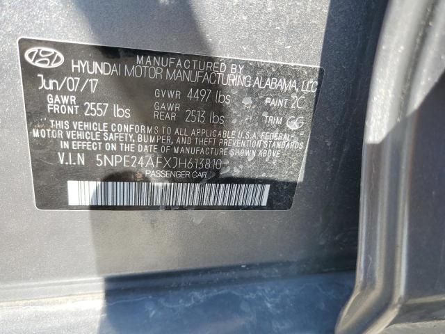 Photo 12 VIN: 5NPE24AFXJH613810 - HYUNDAI SONATA 