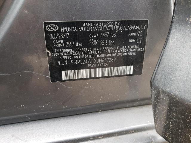 Photo 9 VIN: 5NPE24AFXJH632289 - HYUNDAI SONATA SE 