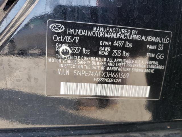 Photo 12 VIN: 5NPE24AFXJH661369 - HYUNDAI SONATA SE 