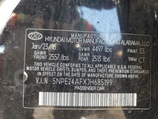 Photo 11 VIN: 5NPE24AFXJH685199 - HYUNDAI SONATA 