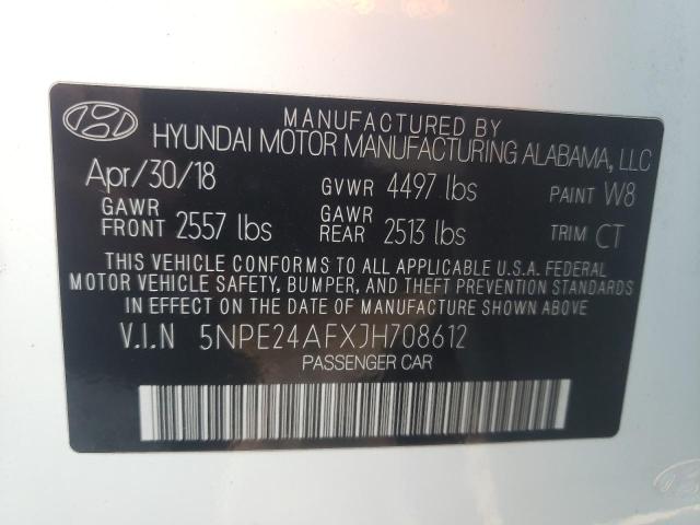 Photo 11 VIN: 5NPE24AFXJH708612 - HYUNDAI SONATA SE 