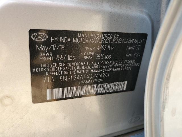 Photo 11 VIN: 5NPE24AFXJH714961 - HYUNDAI SONATA SE 