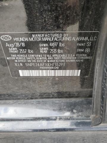 Photo 11 VIN: 5NPE24AFXKH735293 - HYUNDAI SONATA 