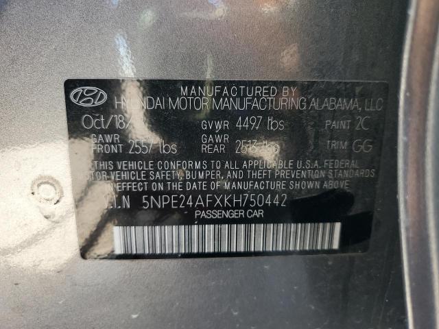 Photo 11 VIN: 5NPE24AFXKH750442 - HYUNDAI SONATA 