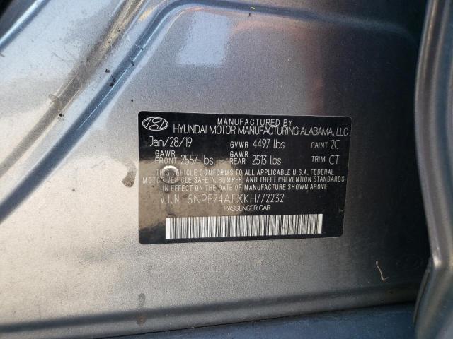 Photo 11 VIN: 5NPE24AFXKH772232 - HYUNDAI SONATA SE 