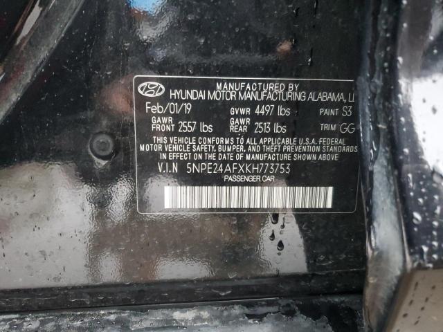 Photo 11 VIN: 5NPE24AFXKH773753 - HYUNDAI SONATA SE 