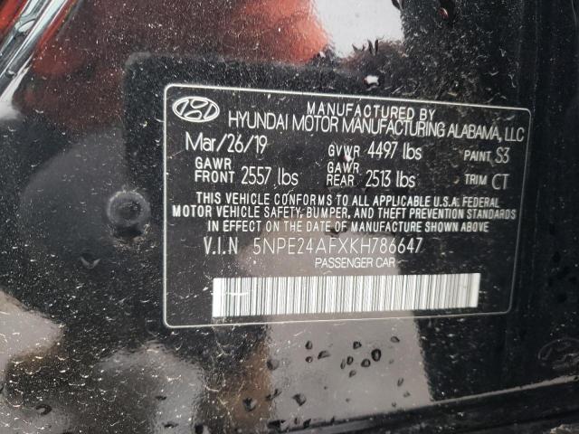 Photo 11 VIN: 5NPE24AFXKH786647 - HYUNDAI SONATA 