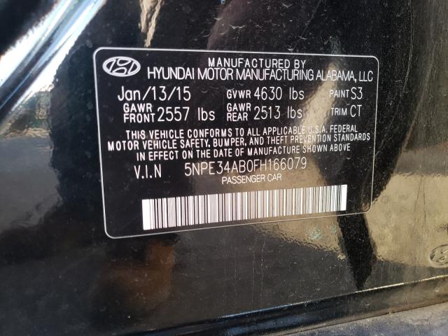 Photo 9 VIN: 5NPE34AB0FH166079 - HYUNDAI SONATA SPO 