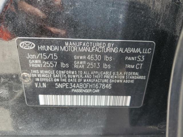 Photo 11 VIN: 5NPE34AB0FH167846 - HYUNDAI SONATA 