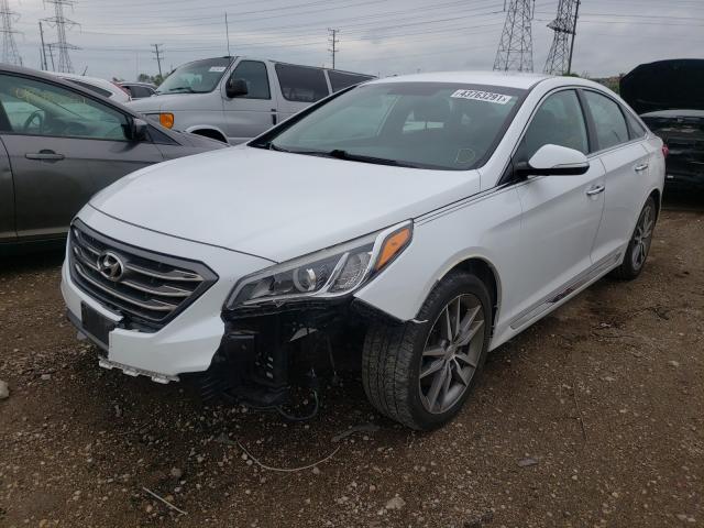 Photo 1 VIN: 5NPE34AB0FH170908 - HYUNDAI SONATA SPO 