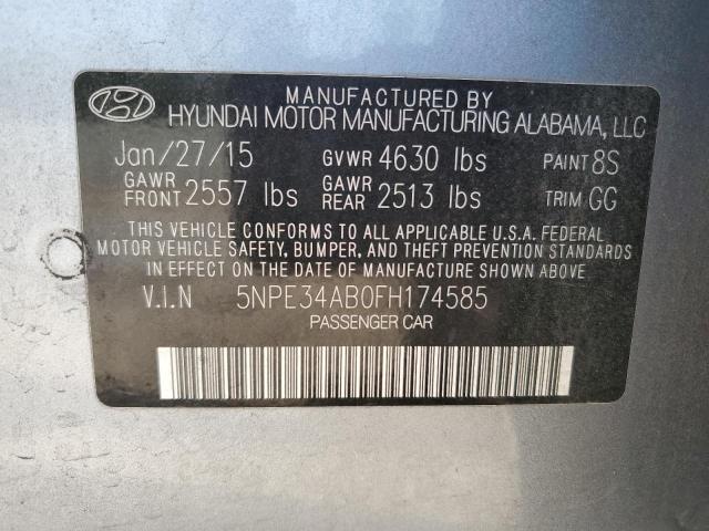 Photo 11 VIN: 5NPE34AB0FH174585 - HYUNDAI SONATA SPO 