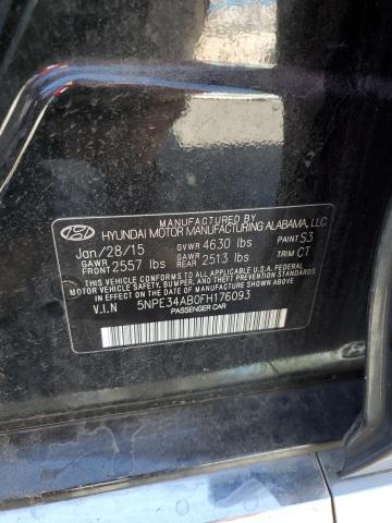 Photo 12 VIN: 5NPE34AB0FH176093 - HYUNDAI SONATA 