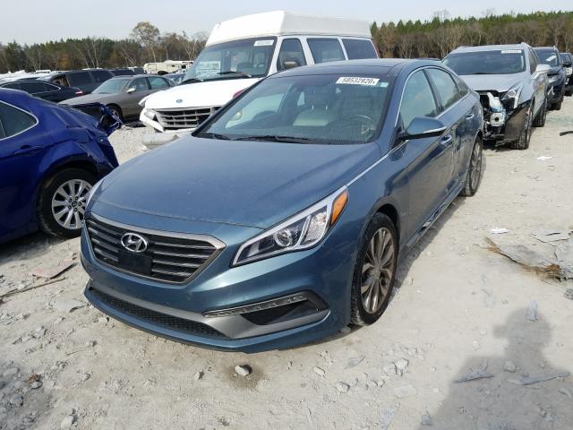 Photo 1 VIN: 5NPE34AB0FH177759 - HYUNDAI SONATA SPO 