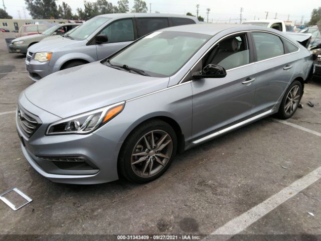 Photo 1 VIN: 5NPE34AB0HH591501 - HYUNDAI SONATA 