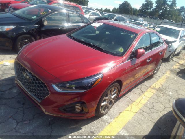 Photo 1 VIN: 5NPE34AB0JH643392 - HYUNDAI SONATA 