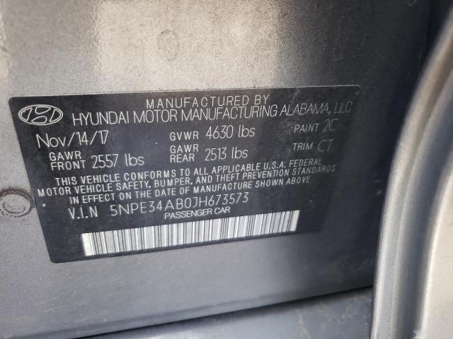 Photo 11 VIN: 5NPE34AB0JH673573 - HYUNDAI SONATA SPO 