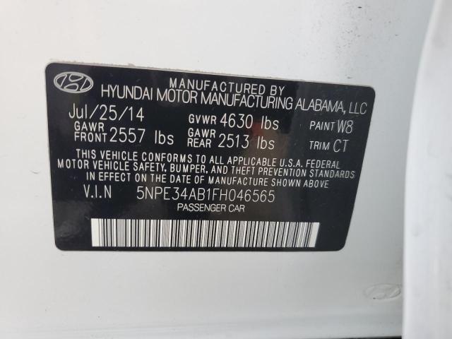 Photo 12 VIN: 5NPE34AB1FH046565 - HYUNDAI SONATA SPO 