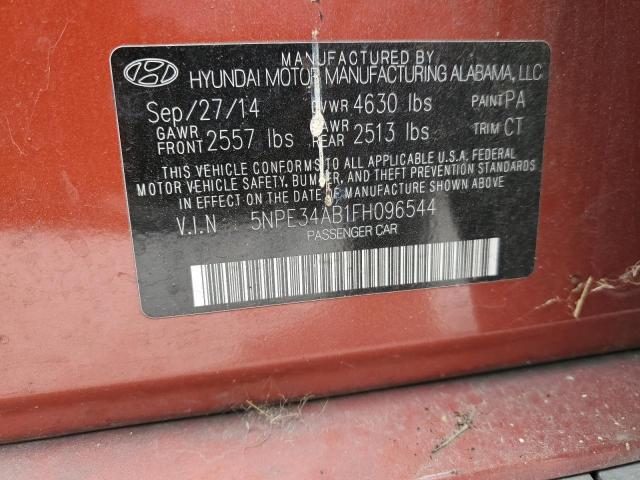 Photo 11 VIN: 5NPE34AB1FH096544 - HYUNDAI SONATA 