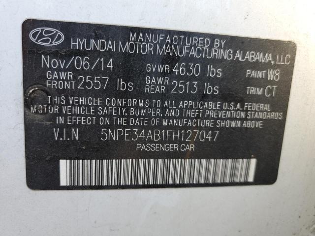 Photo 12 VIN: 5NPE34AB1FH127047 - HYUNDAI SONATA SPO 