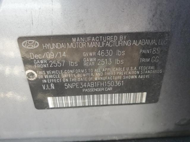 Photo 12 VIN: 5NPE34AB1FH150361 - HYUNDAI SONATA SPO 