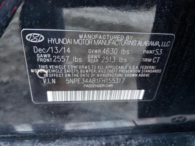 Photo 9 VIN: 5NPE34AB1FH155317 - HYUNDAI SONATA SPO 