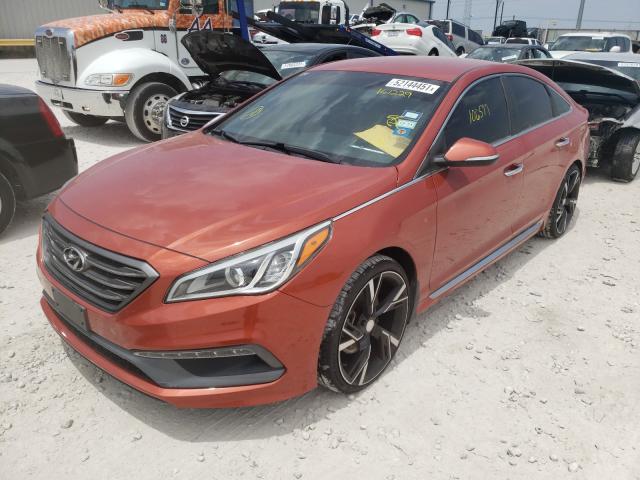 Photo 1 VIN: 5NPE34AB1FH161229 - HYUNDAI SONATA SPO 