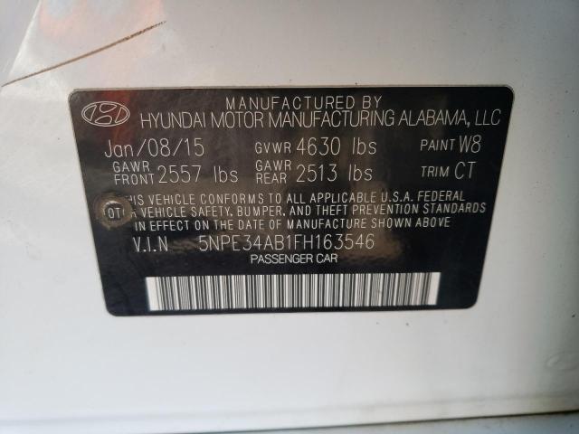 Photo 11 VIN: 5NPE34AB1FH163546 - HYUNDAI SONATA 