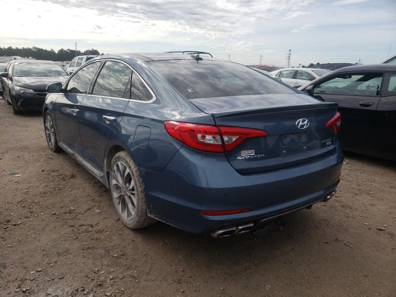 Photo 2 VIN: 5NPE34AB1FH165104 - HYUNDAI SONATA SPO 