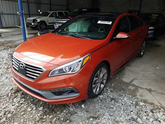 Photo 1 VIN: 5NPE34AB1FH167578 - HYUNDAI SONATA SPO 