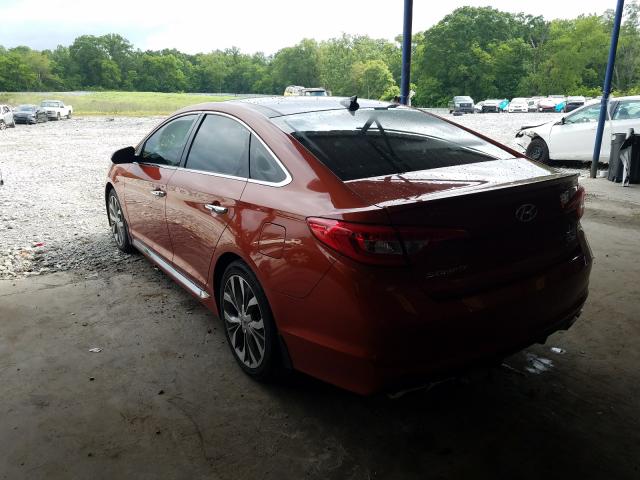 Photo 2 VIN: 5NPE34AB1FH167578 - HYUNDAI SONATA SPO 