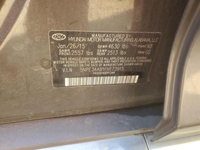 Photo 11 VIN: 5NPE34AB1FH173915 - HYUNDAI SONATA 