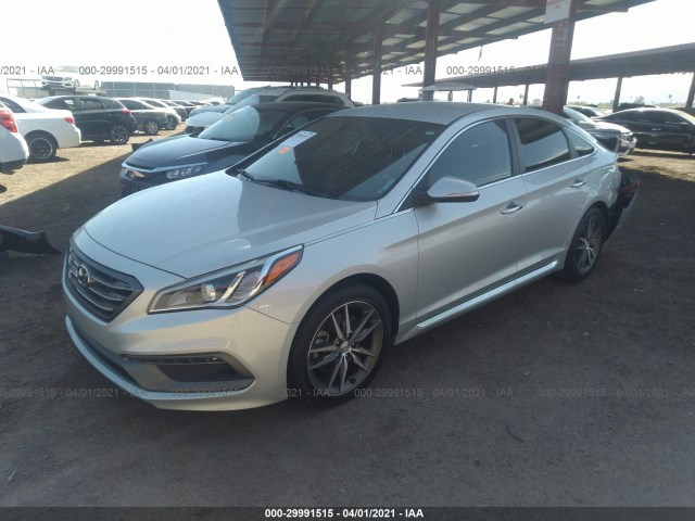 Photo 1 VIN: 5NPE34AB1FH195073 - HYUNDAI SONATA 