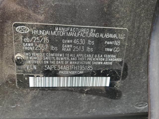 Photo 11 VIN: 5NPE34AB1FH195185 - HYUNDAI SONATA SPO 