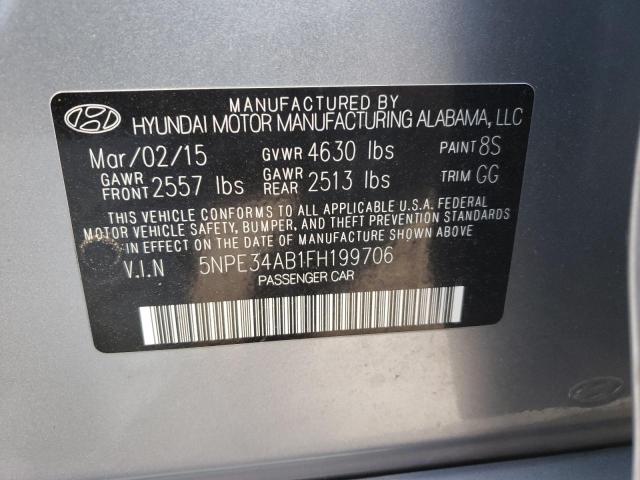 Photo 11 VIN: 5NPE34AB1FH199706 - HYUNDAI SONATA 