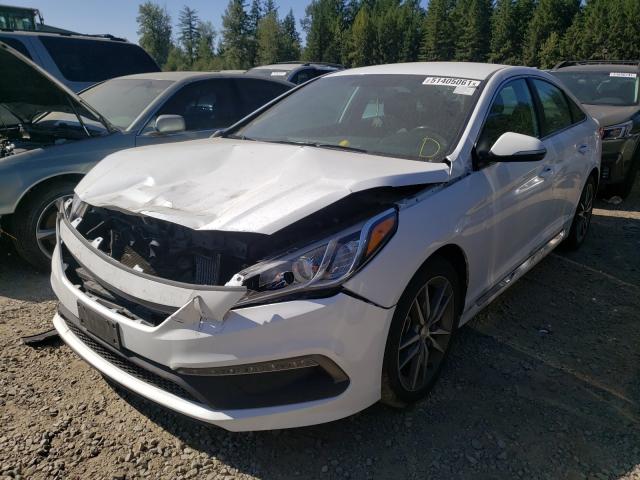 Photo 1 VIN: 5NPE34AB1HH441218 - HYUNDAI SONATA SPO 