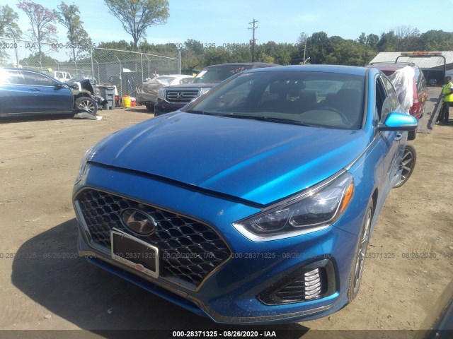 Photo 1 VIN: 5NPE34AB1JH621255 - HYUNDAI SONATA 