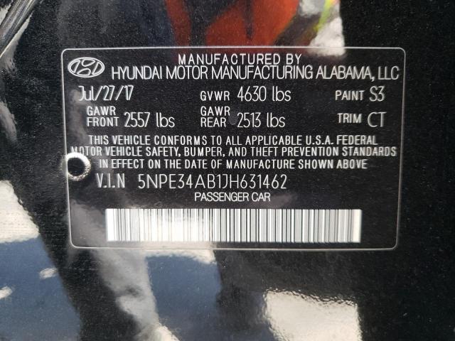 Photo 9 VIN: 5NPE34AB1JH631462 - HYUNDAI SONATA SPO 