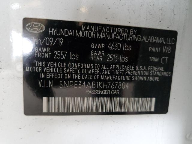 Photo 11 VIN: 5NPE34AB1KH767804 - HYUNDAI SONATA LIM 