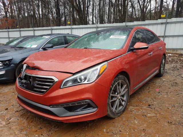 Photo 1 VIN: 5NPE34AB2FH071930 - HYUNDAI SONATA SPO 